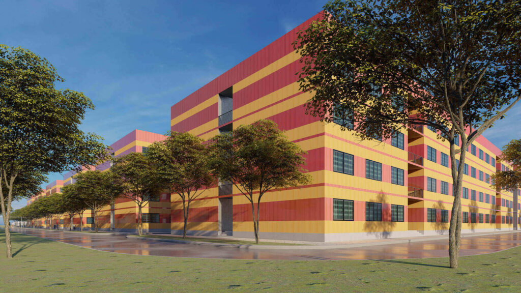 Three Employee Dormitory Buildings for Marvel Garment Factory7